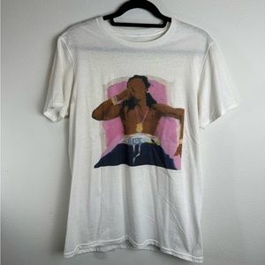 Rebecca Maria Weezy F Baby Print Short Sleeve T-Shirt